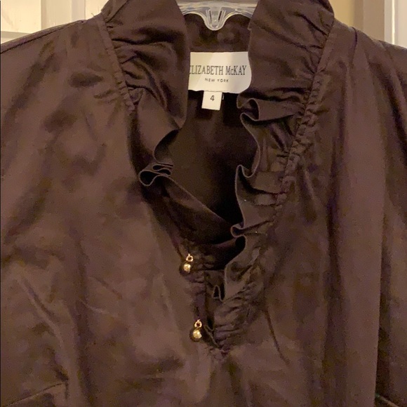 Elizabeth McKay cotton blouse. - Picture 2 of 5